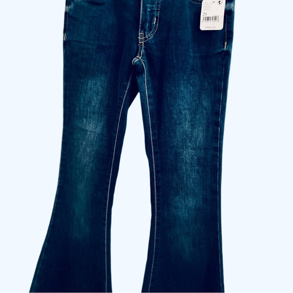 🫸🏿SOLD🫷🏻Free People Denim Super Flare Jeans BNWT - Picture 13 of 15